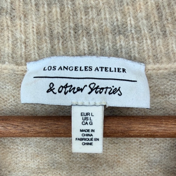 Striped Multicolor Mockneck Sweater - Picture 2 of 4